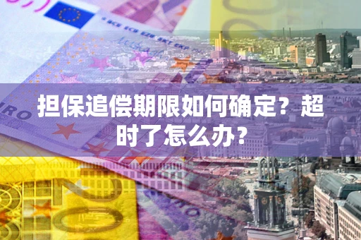 济南担保追偿期限如何确定？超时了怎么办？