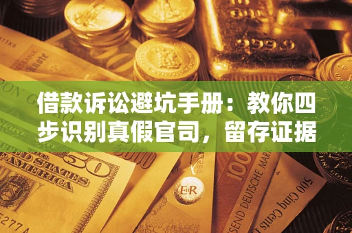 济南借款诉讼避坑手册：教你四步识别真假官司，留存证据不踩雷