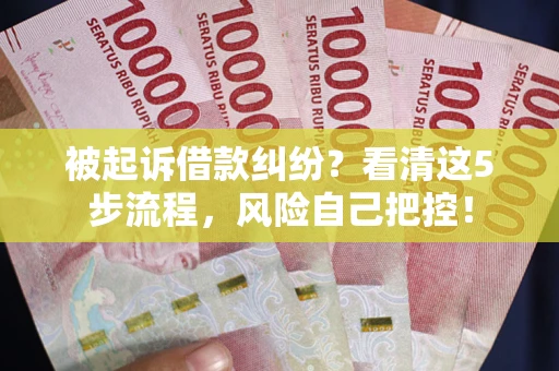 济南被起诉借款纠纷？看清这5步流程，风险自己把控！